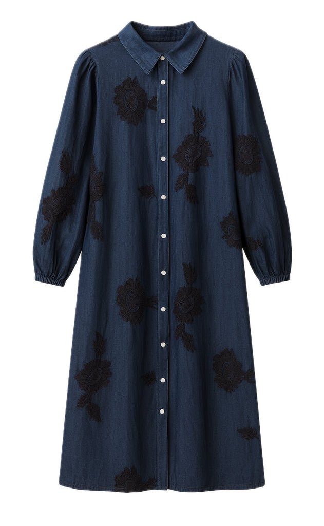 Say INA Copenhagen Kjole - Jessi - Denim Blue