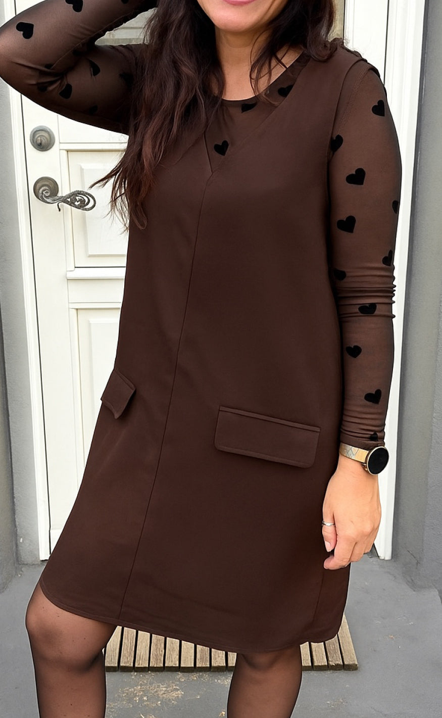 Say INA Copenhagen Kjole - Jessi Spencer - Dark Brown