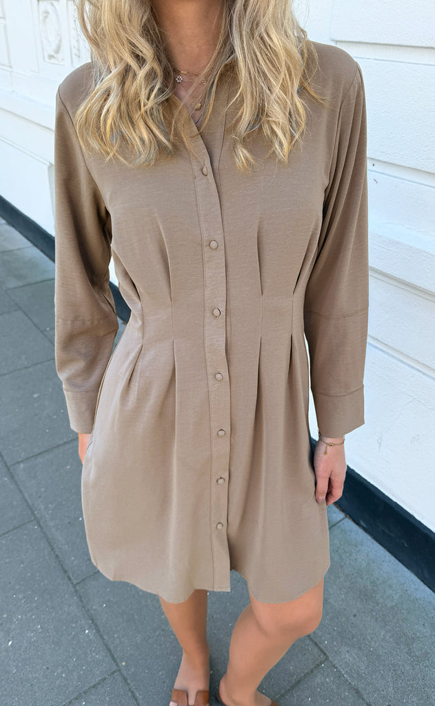 Say INA Copenhagen Kjole - Mille - Beige