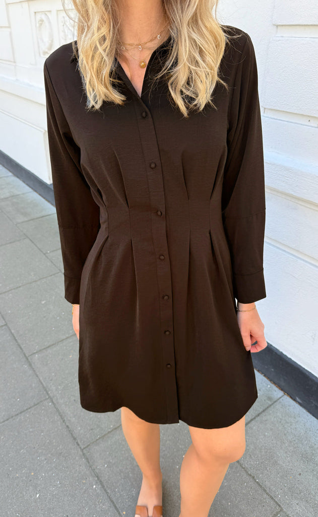 Say INA Copenhagen Kjole - Mille - Brown