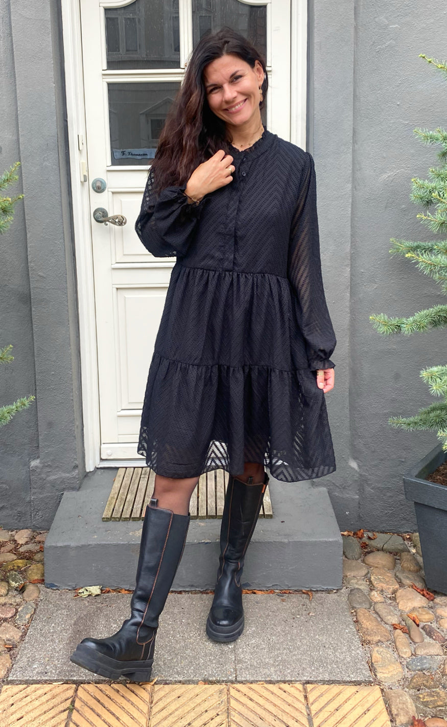 Say INA Copenhagen Kjole - Neia - Black Waves