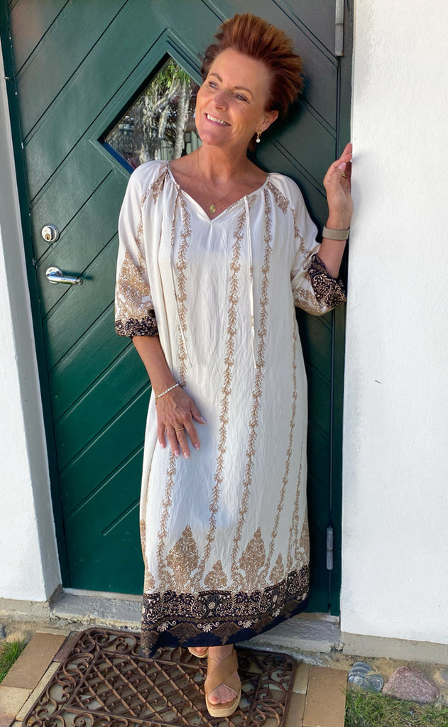 Say INA Copenhagen Kjole - Susanna - Border Paisley