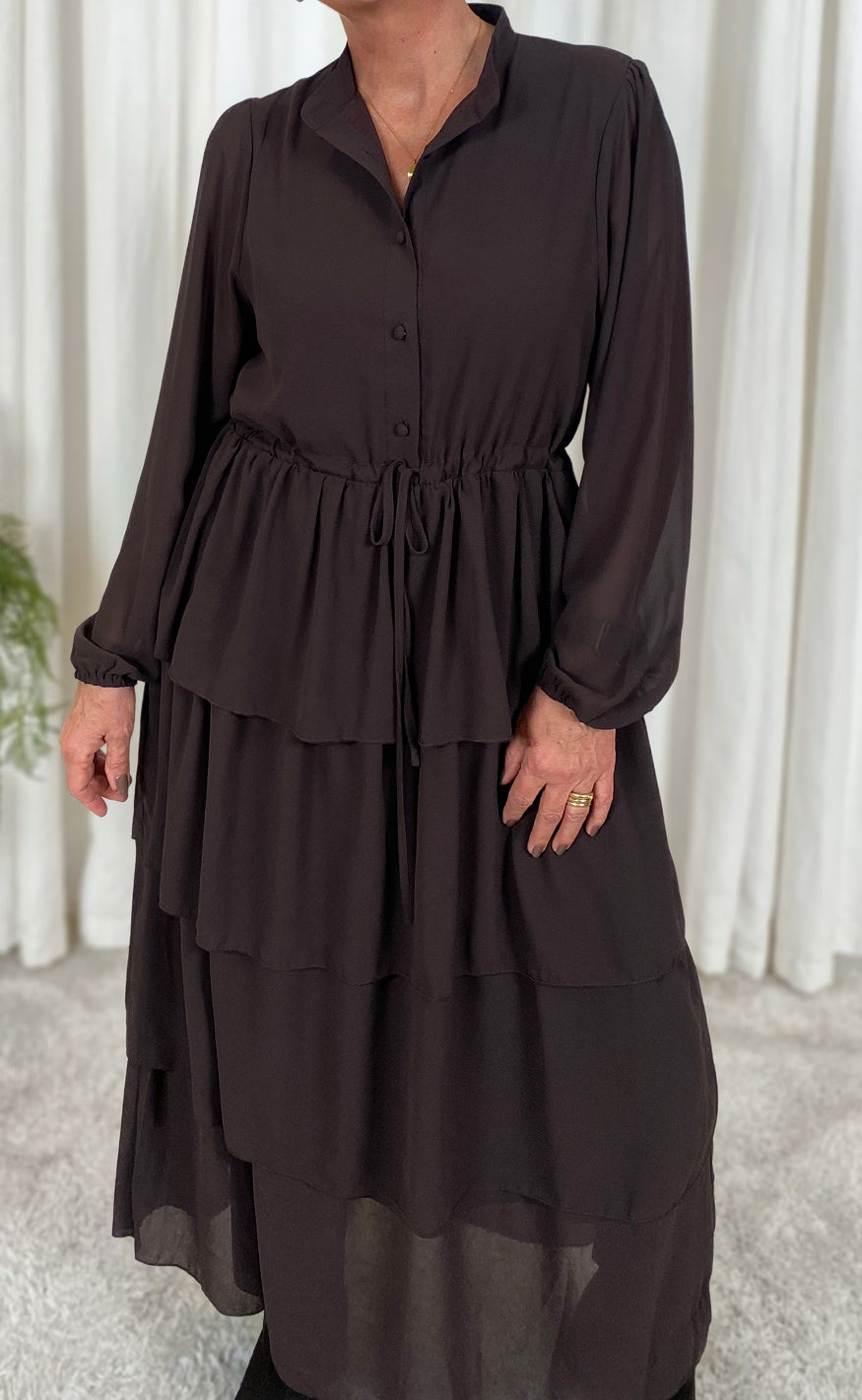 Say INA Copenhagen Kjole - Victoria - Dark Brown