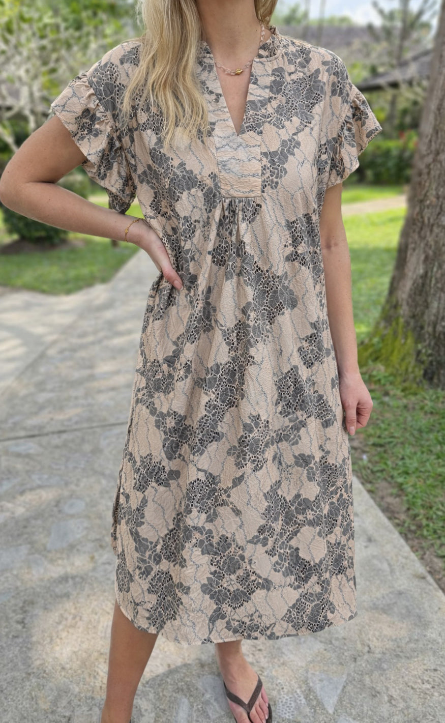 Say INA Copenhagen Kjole - Winnie - Beige Lace