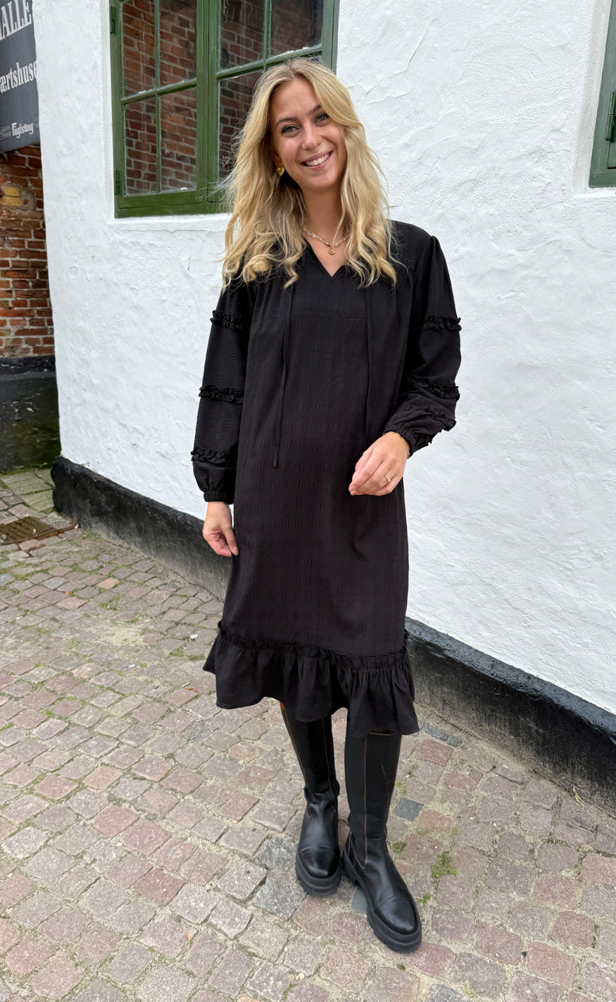 Say INA Copenhagen Kjole - Zally - Black