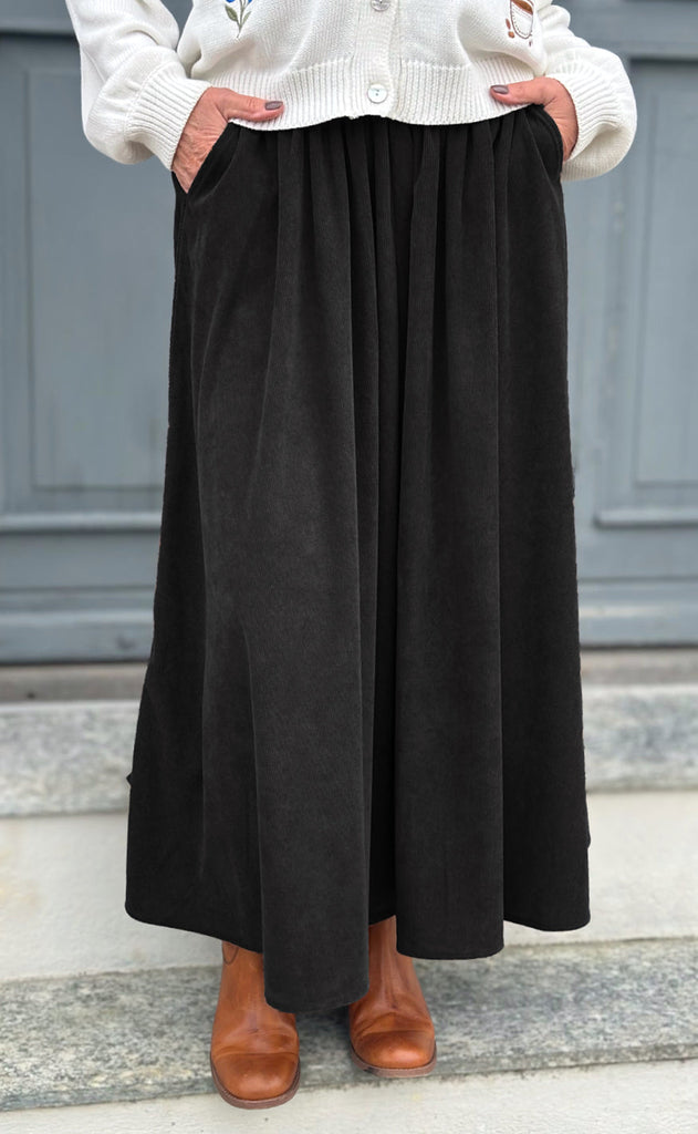 Say INA Copenhagen Skjørt - Lucia - Black Corduroy