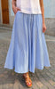Say INA Copenhagen Skjørt - Lucia - Blue Striped