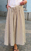 Say INA Copenhagen Skjørt - Lucia - White / Brown Striped