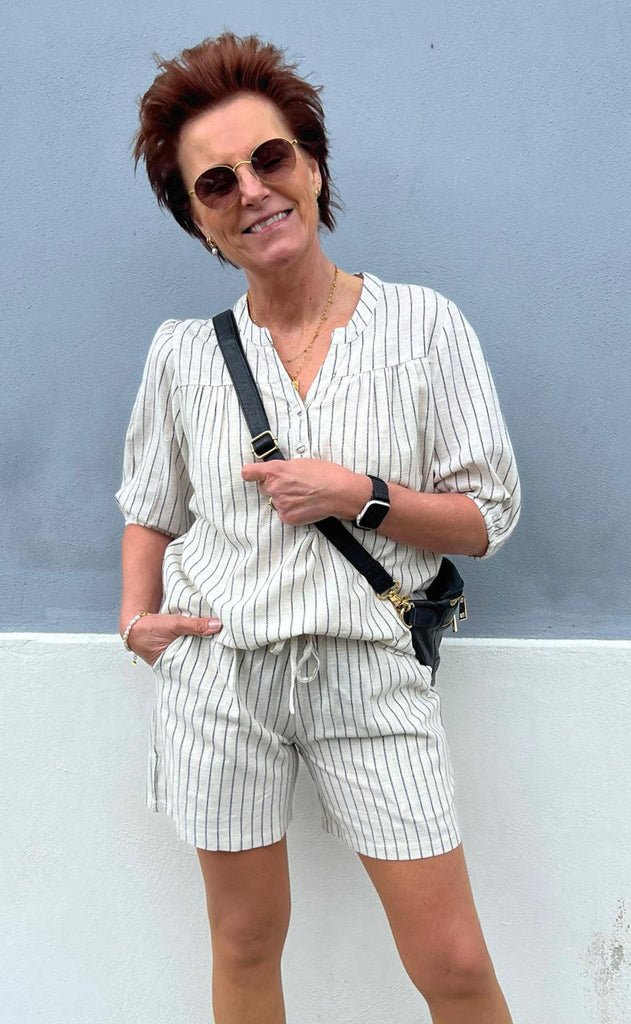 Say INA Copenhagen Shorts - Alba - Off White