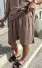Say INA Copenhagen Shorts - Laura Linen - Brown