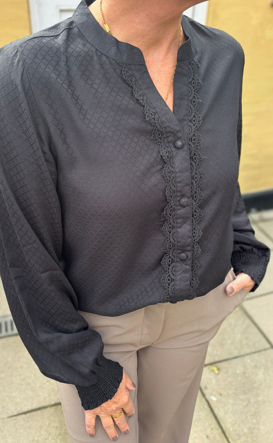 Say INA Copenhagen Skjorte - Malou - Black