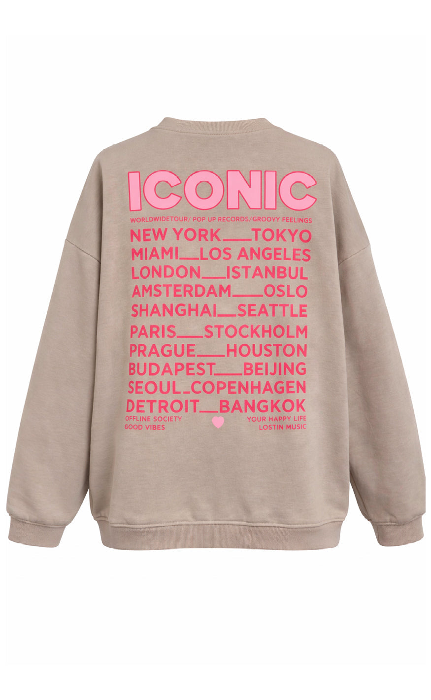 Say INA Copenhagen Sweatshirt - Iconic City - Brown