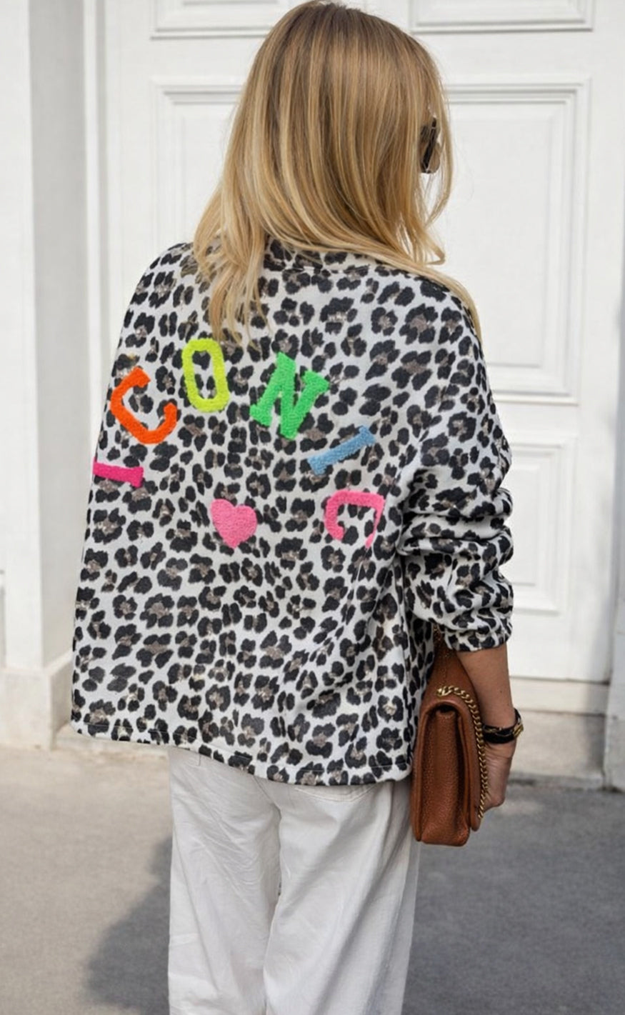 Say INA Copenhagen Sweatshirt - Iconic - Leopard