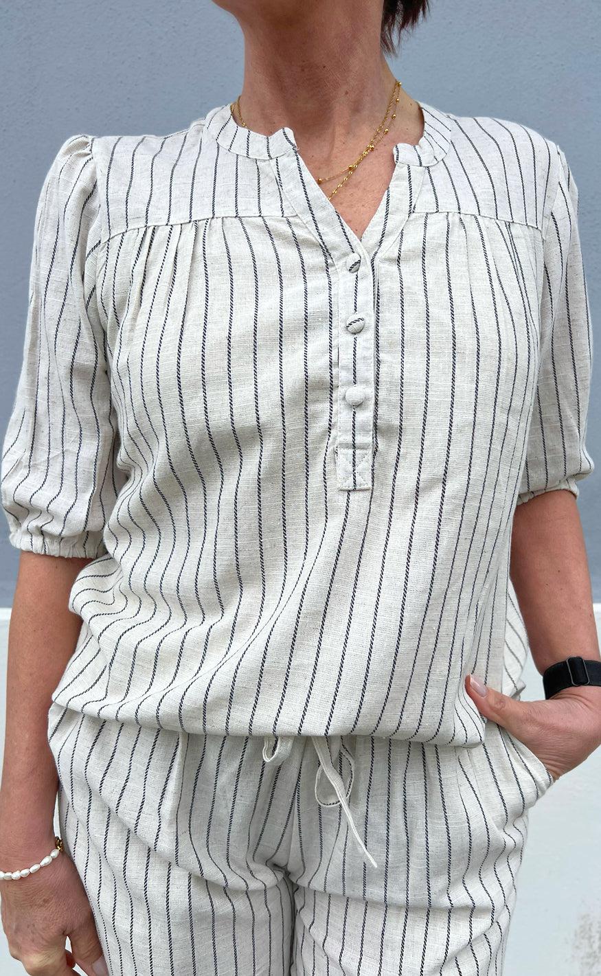 Say INA Copenhagen Topp - Alba - Off White