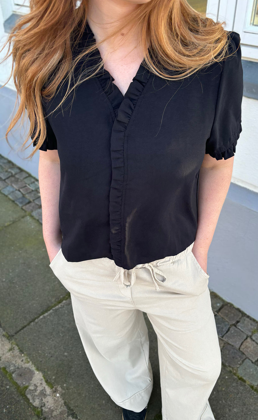 Say INA Copenhagen Topp - Catja - Black