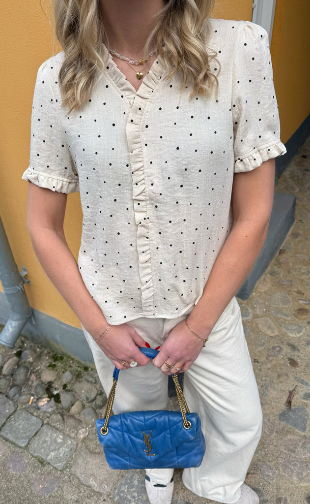 Say INA Copenhagen Topp - Catja - Black Dots