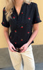 Say INA Copenhagen Topp - Catja - Black W. Cherries