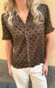 Say INA Copenhagen Topp - Catja - Brown Bows