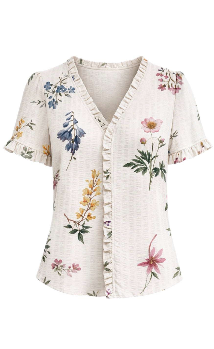 Say INA Copenhagen Topp - Catja - Romantic Flowers