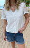 Say INA Copenhagen Topp - Catja - White Broderie Anglaise