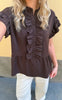 Say INA Copenhagen Topp - Freya - Dark Brown