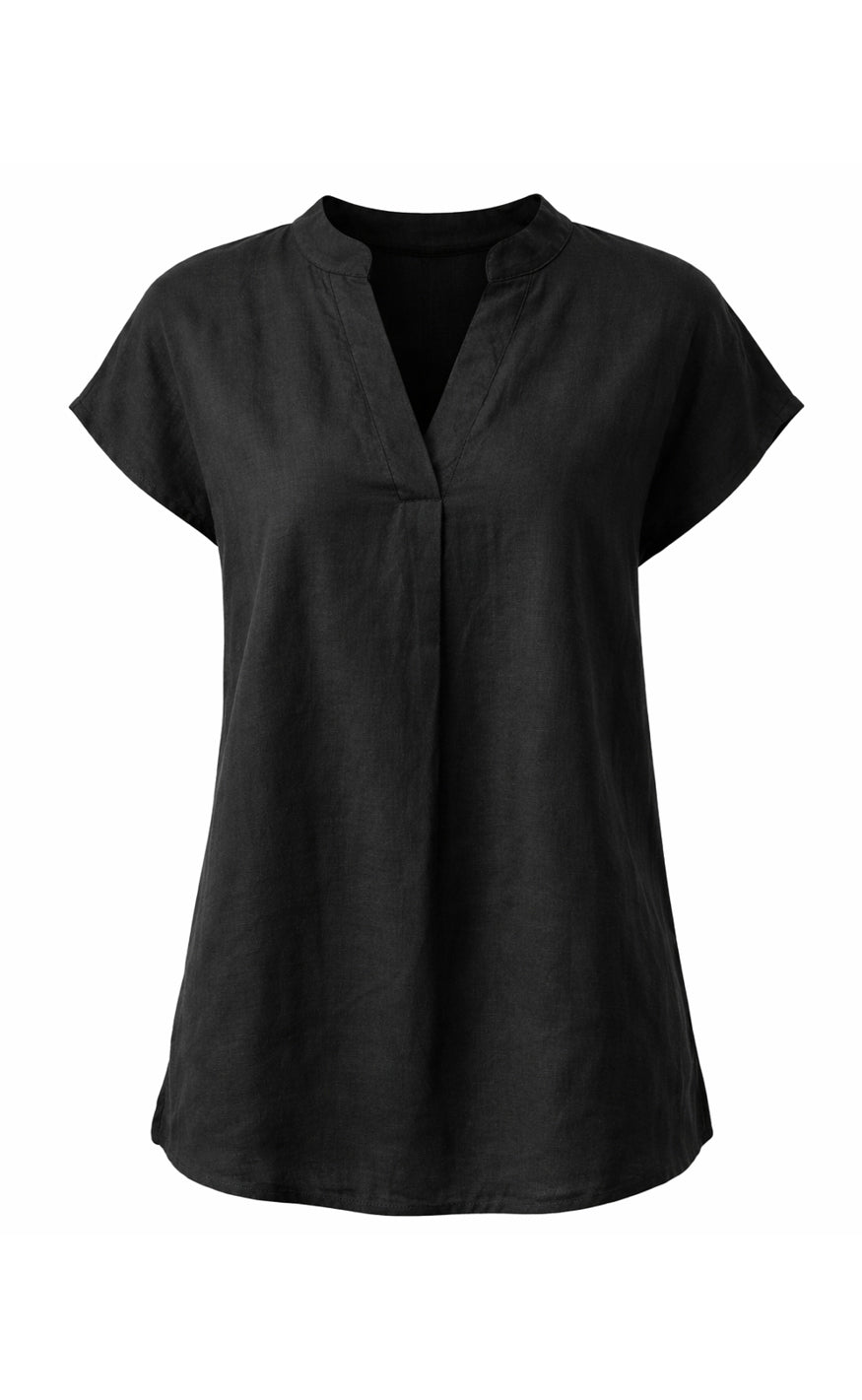 Say INA Copenhagen Topp - Laura Linen - Black