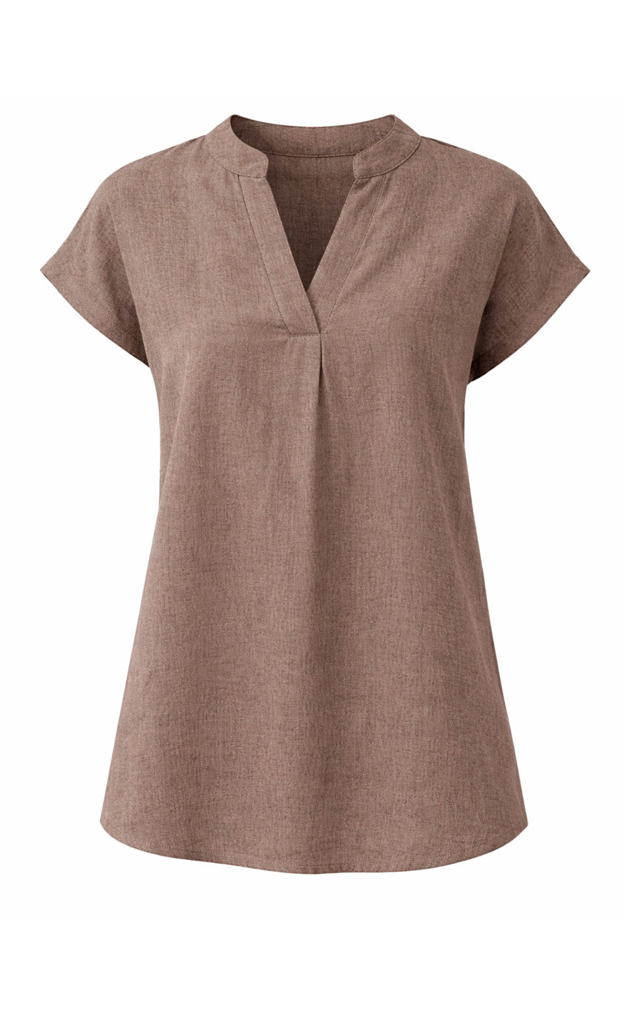 Say INA Copenhagen Topp - Laura Linen - Brown