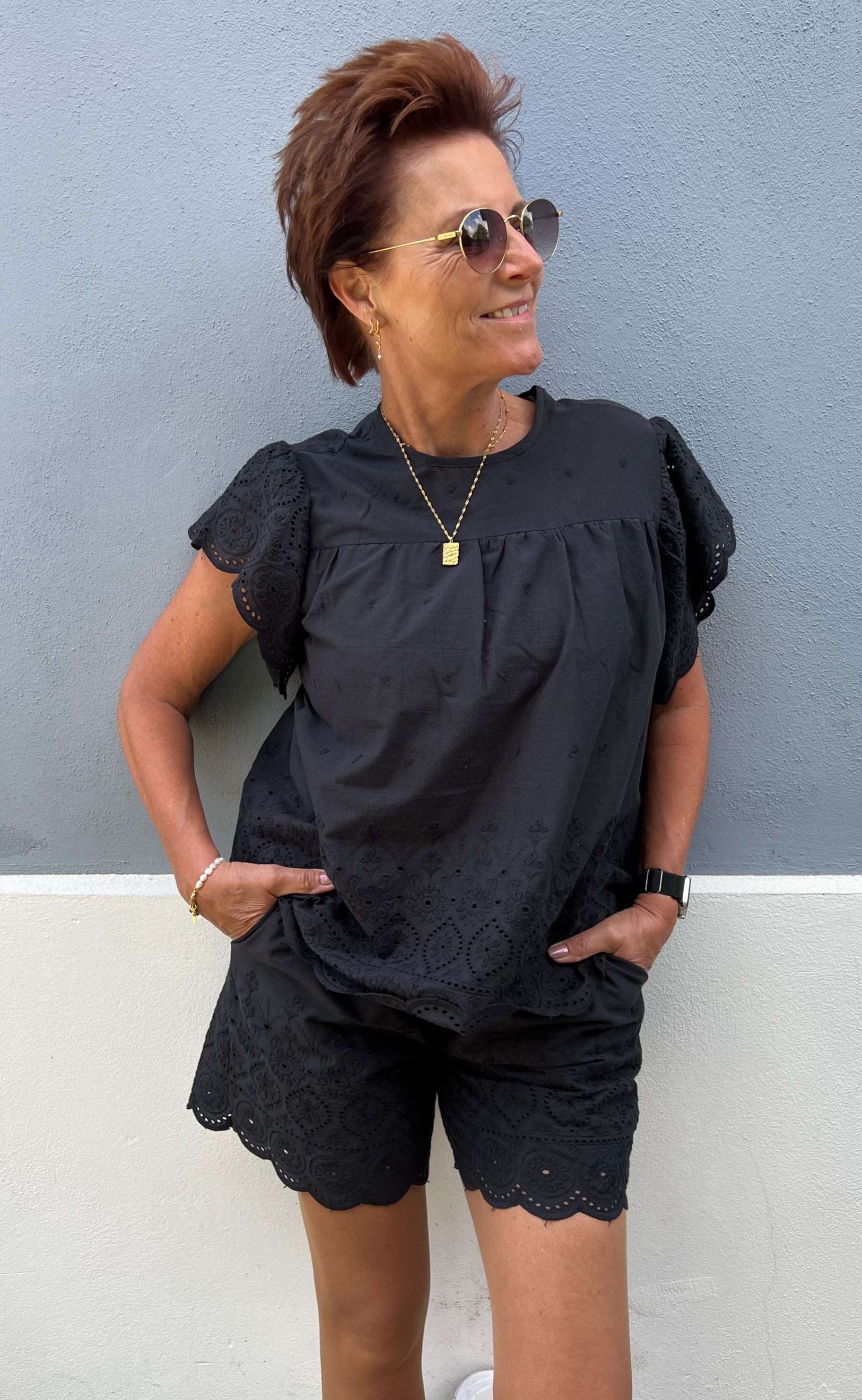 Say INA Copenhagen Topp - Line - Black