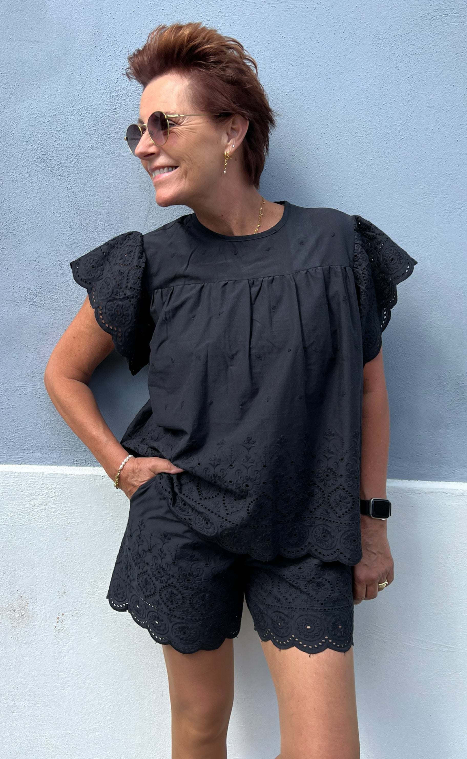 Say INA Copenhagen Topp - Line - Black