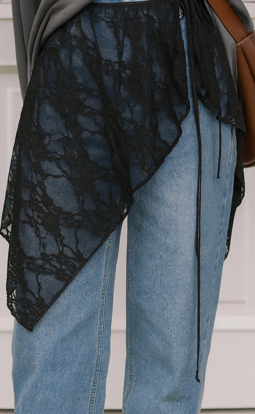 Say INA Copenhagen Skjerf / Skjørt - Cecilia Big Triangle - Black