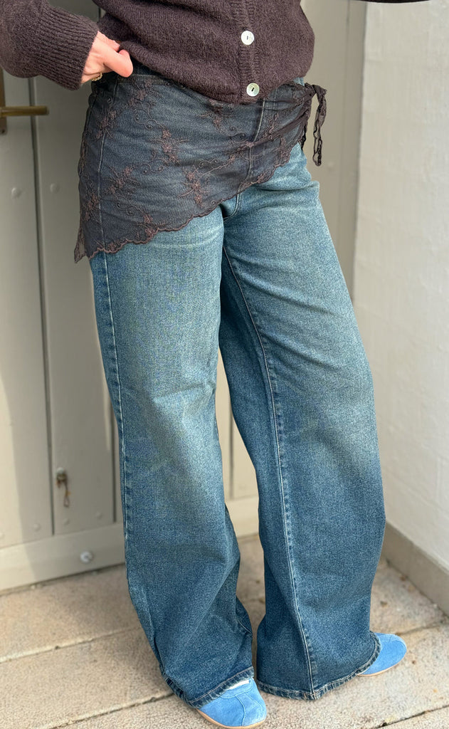 Say INA Copenhagen Skjerf / Skjørt - Clara - Dark Brown