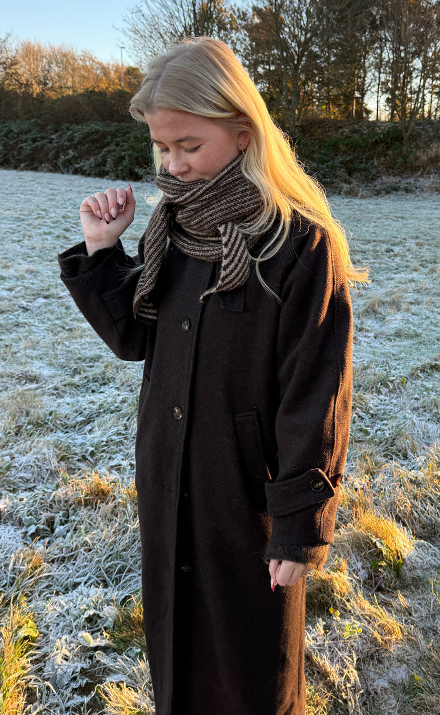 Say INA Copenhagen Tørklæde - Sophie - Dark Striped