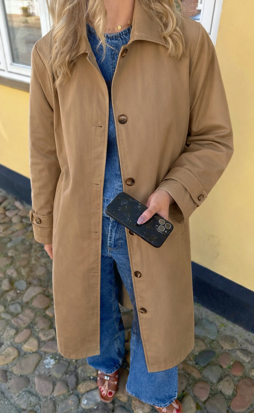 Say INA Copenhagen Trenchcoat - Louisa Long - Camel
