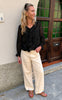 Say INA Copenhagen Bluse - Luna - Black Flower