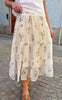 Say INA Copenhagen Skjørt - Ella - Off White W. Small Flowers