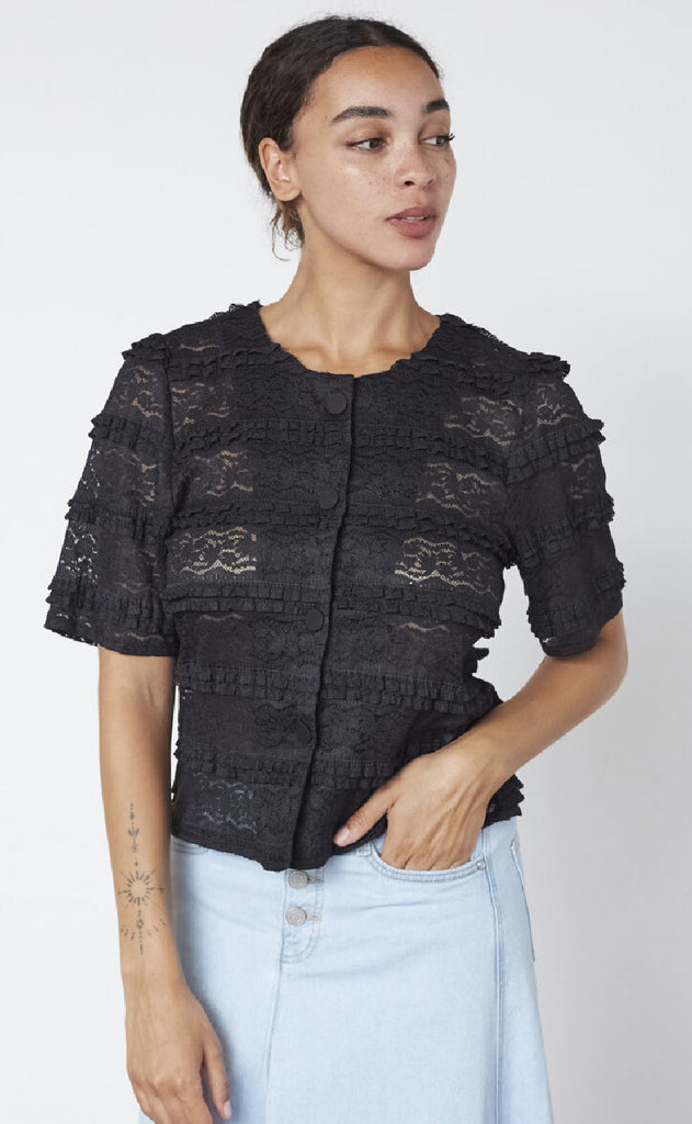 Sisters Point Bluse - Nan-Topp - Black