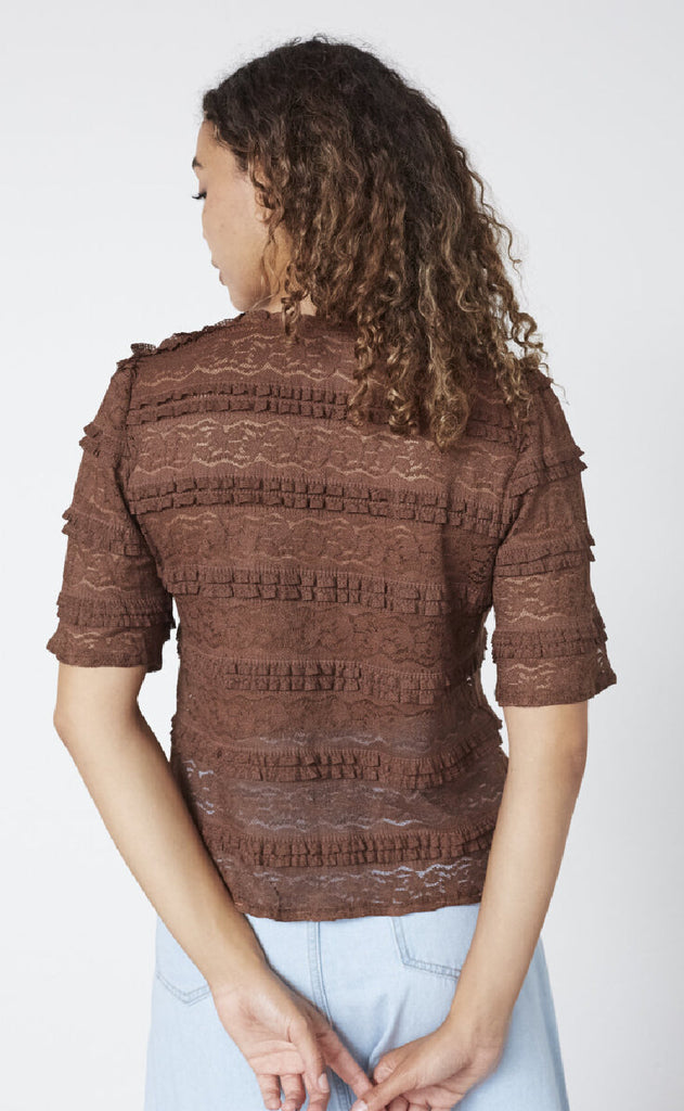 Sisters Point Bluse - Nan-Topp - Brown