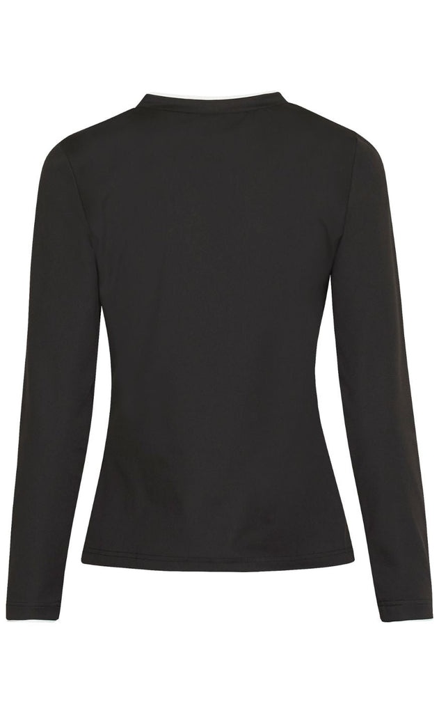 Sisters Point Bluse - Viu-LS - Black/White