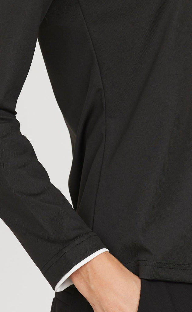 Sisters Point Bluse - Viu-LS - Black/White