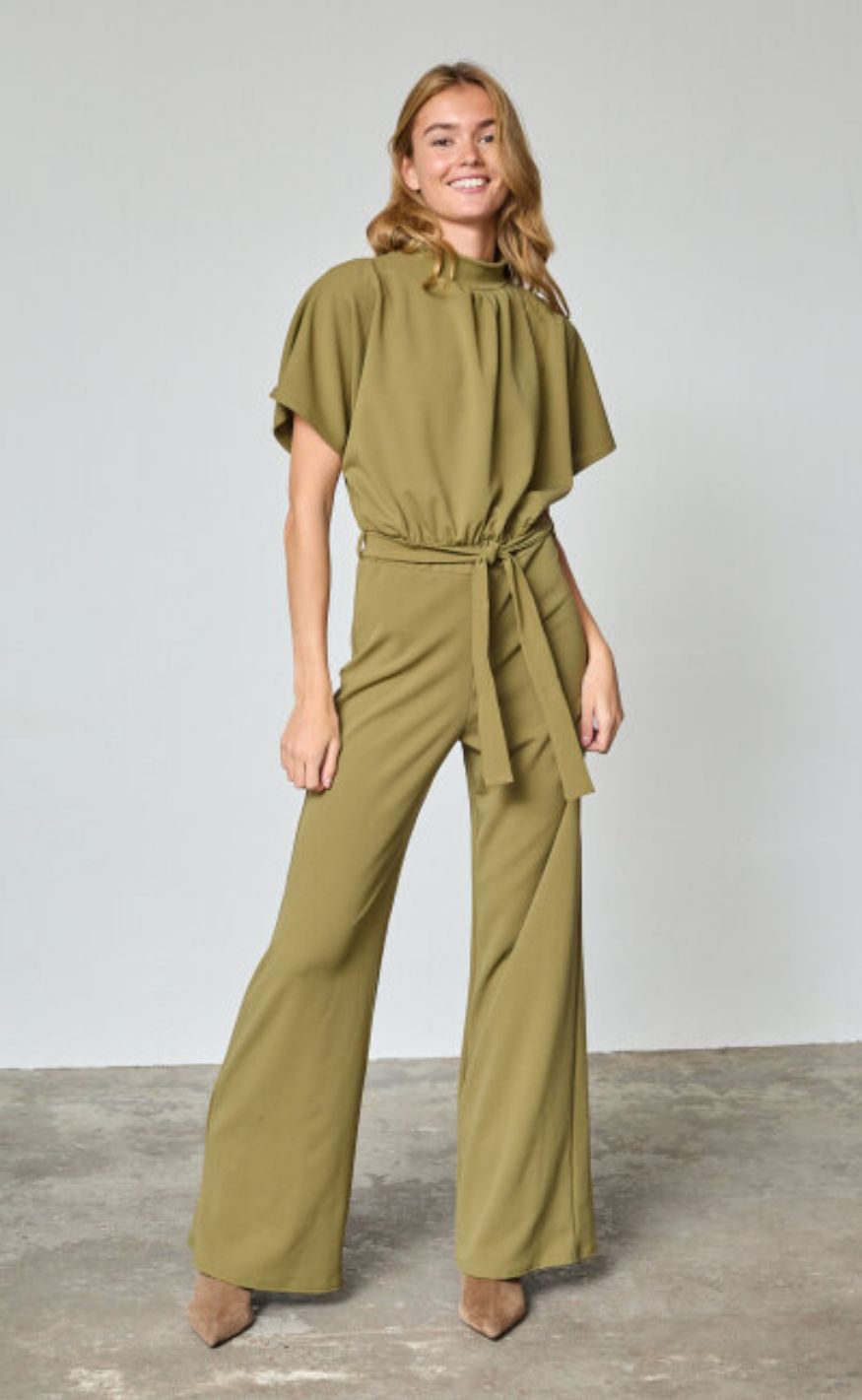 Sisters Point Jumpsuit - GIRL-JU - Martini Olive