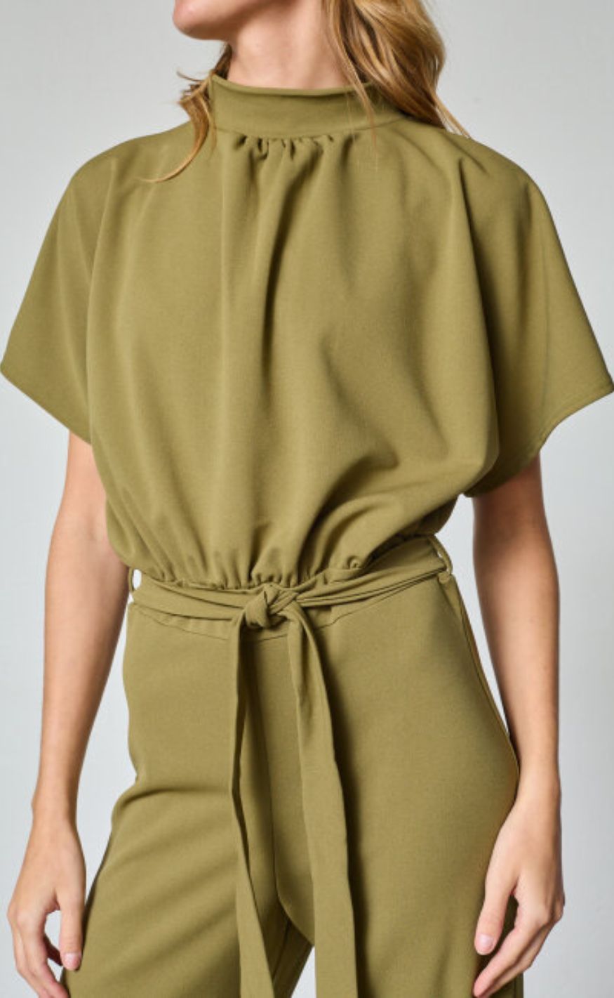 Sisters Point Jumpsuit - GIRL-JU - Martini Olive