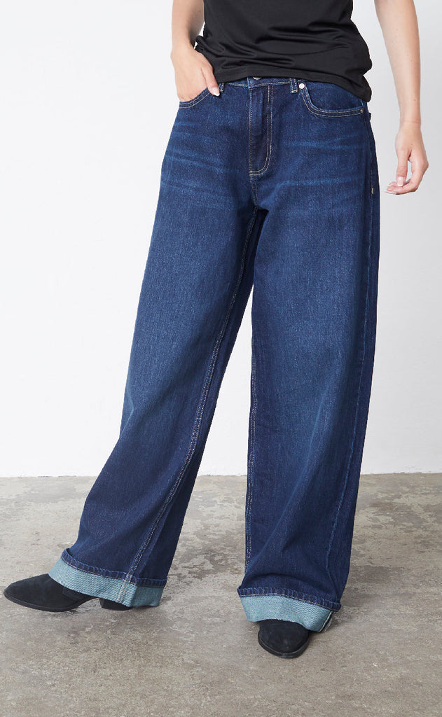 Sisters Point Bukser - Ollie-JE - D. Blue Wash