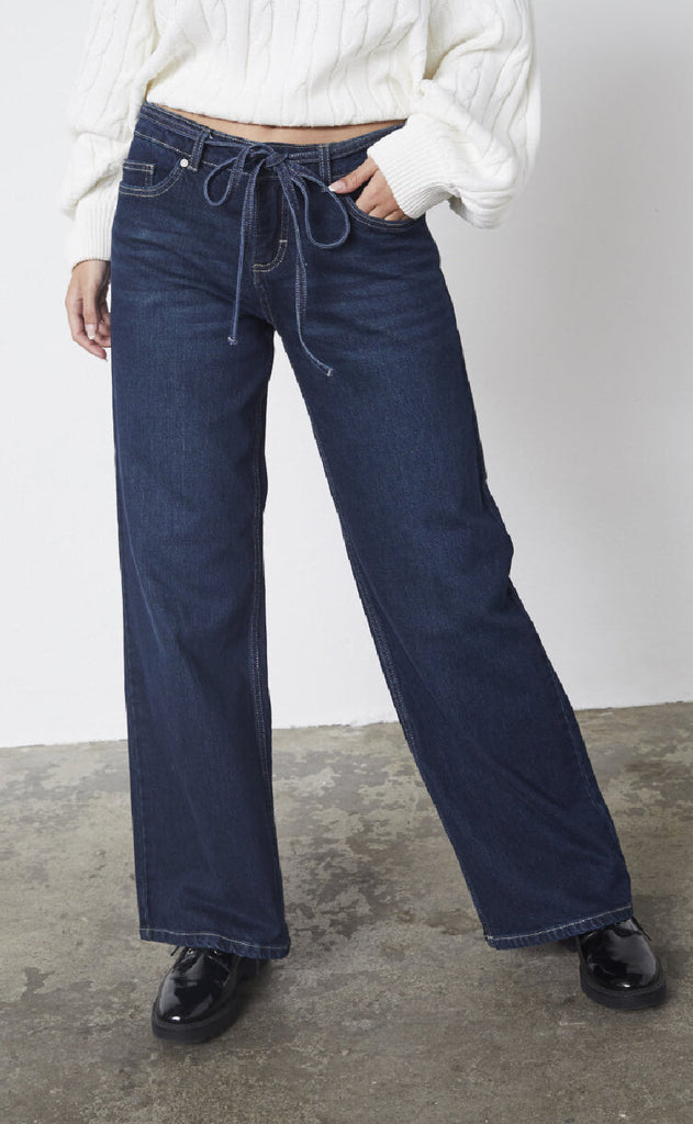 Sisters Point Bukser - Onea-Belt.JE6 - D. Blue Wash