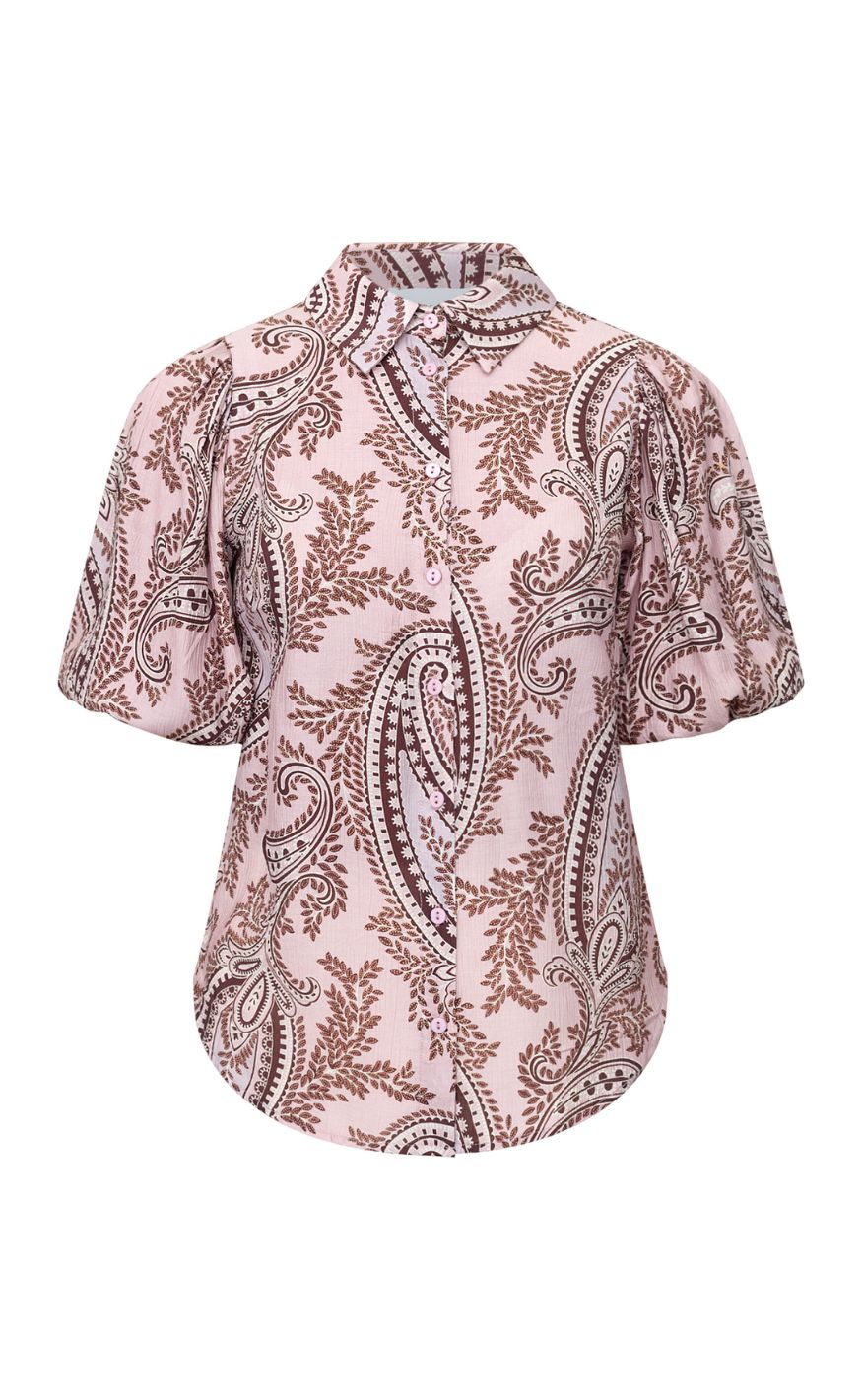 Sisters Point Skjorte - ELLA-SH85 - Mauve Paisley