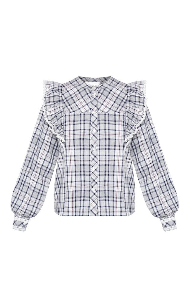 Sisters Point Skjorte - Ulima-SH - Grey/Check