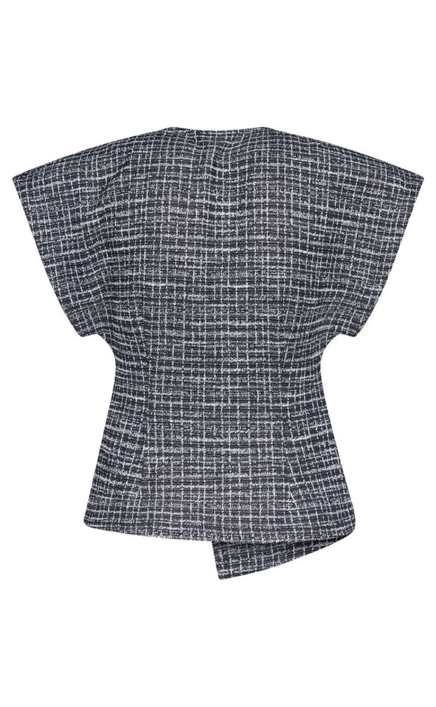 Sisters Point Vest - Evela-VE1 - Black Check