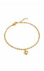 Smykkeli Copenhagen Ankelkjede - Classic Heart - Gold Colour