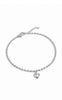Smykkeli Copenhagen Ankelkjede - Classic Heart - Silver Colour