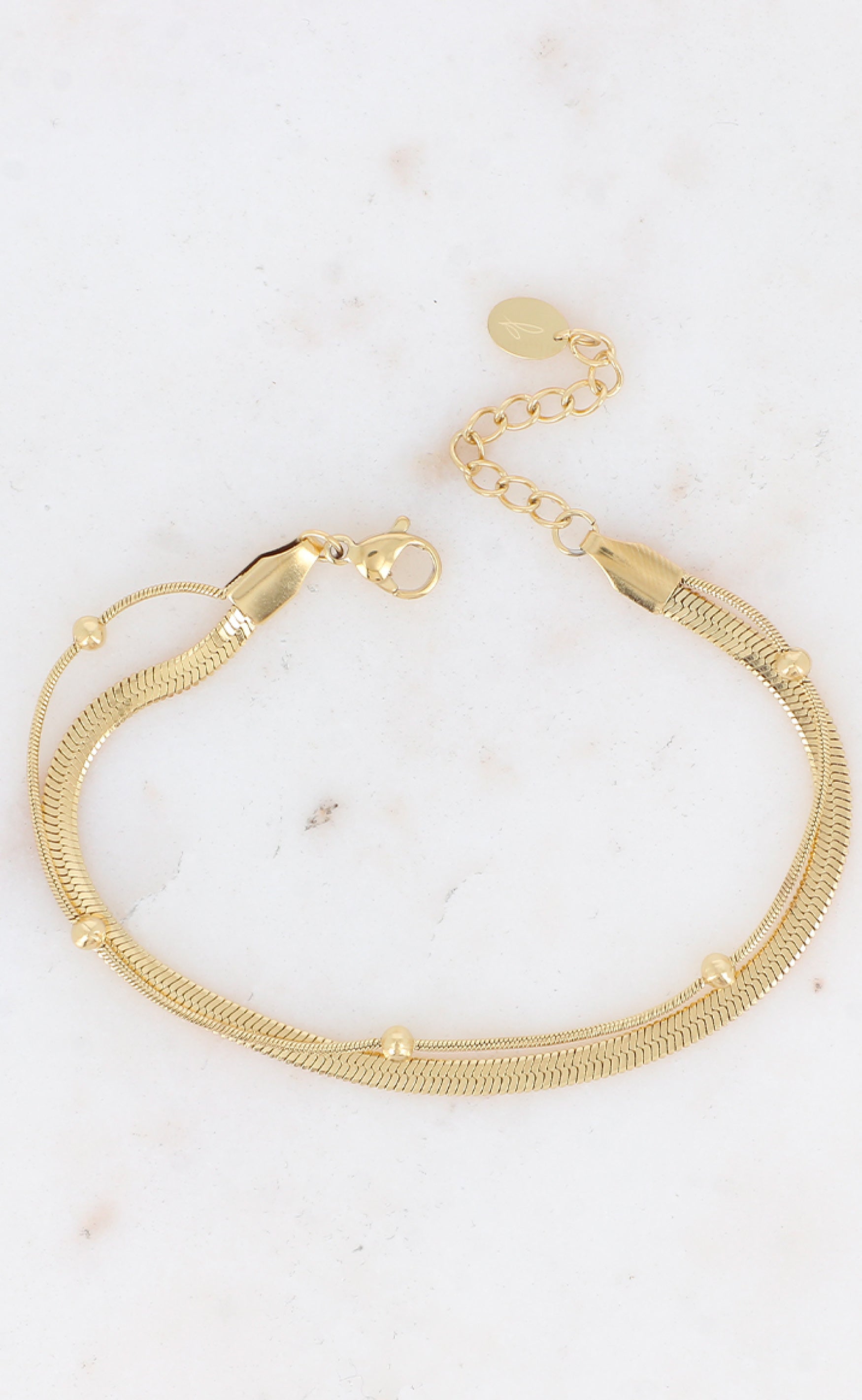 Smykkeli Copenhagen Armbånd - Barcelona - Gold