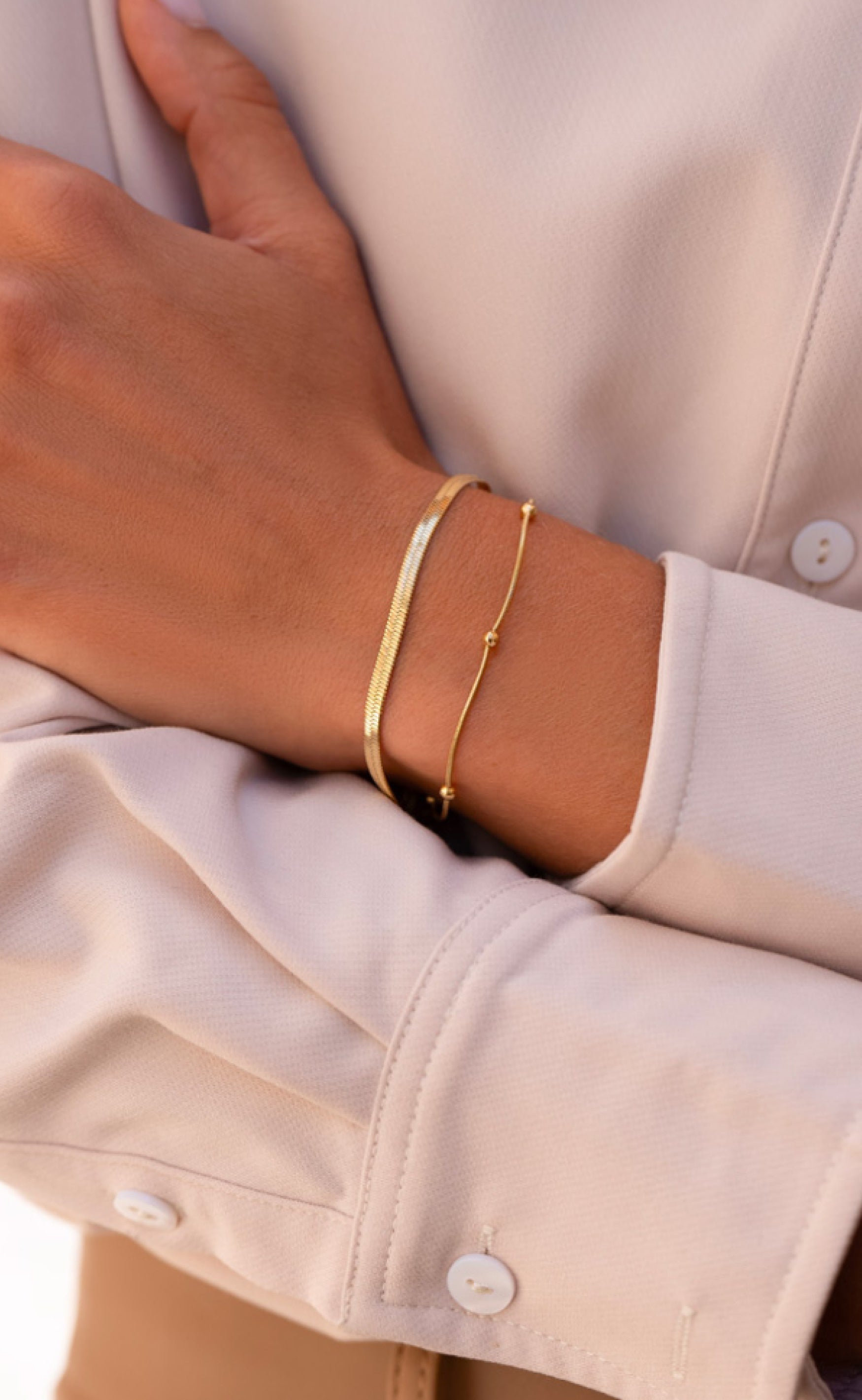 Smykkeli Copenhagen Armbånd - Barcelona - Gold
